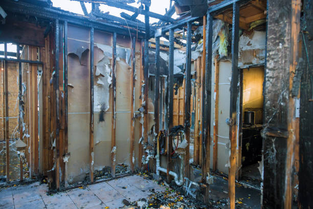 Professional Emergency Fire Cleanup technician working in Hatboro, PA